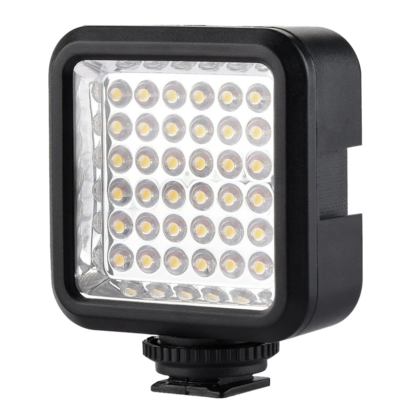 Ultra-Bright Led 36 Video Light Continuous On Camera Lighting Camcorders With Rechargeable Battery Pack And Charger Compatible |