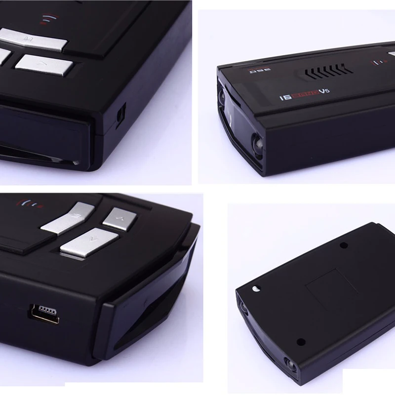 Автомобильный радар детектор на английском и русском языках Авто 360 градусов для