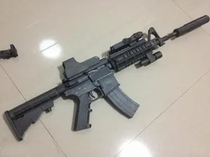 Бумажная модель m4a1 для самостоятельной сборки, 85 см