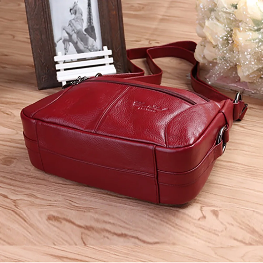 Сумка хобо женская из натуральной воловьей кожи Модный повседневный кросс боди