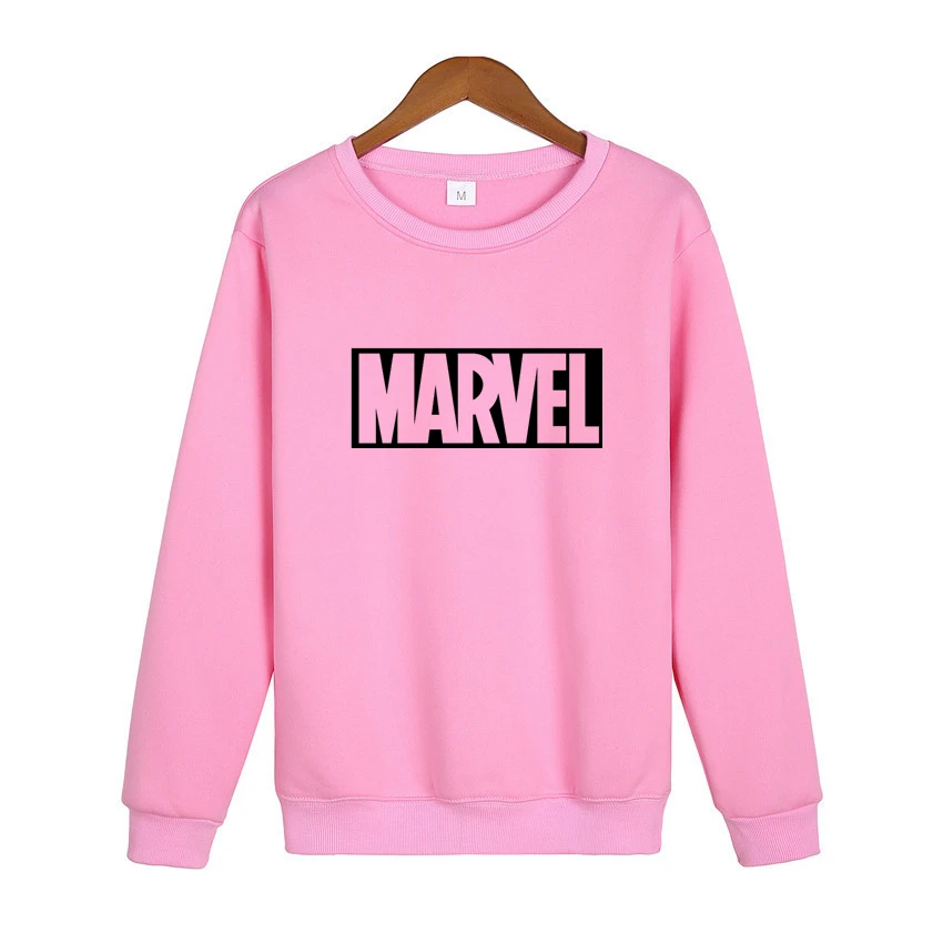 Новинка 2018 толстовка с буквенным принтом Marvel мужские толстовки капюшоном модная
