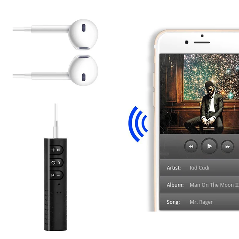 3 5 мм разъем Aux гарнитура Автомобильный Bluetooth беспроводной приемник комплект