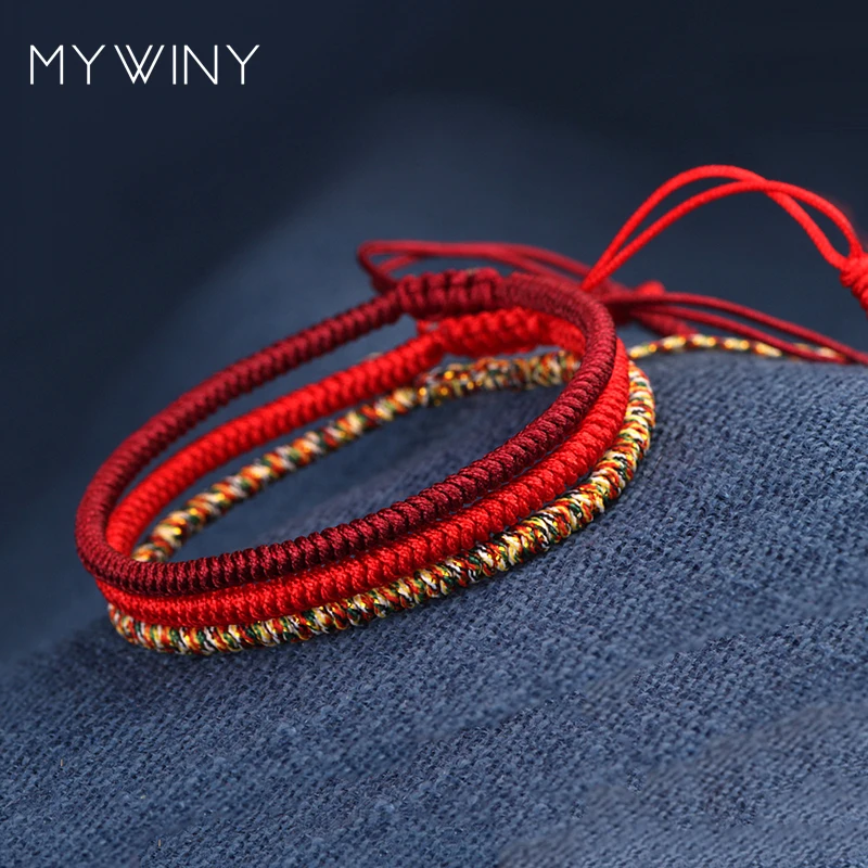 Многоцветный Регулируемый Браслет MYWINY как Леонардо ДиКаприо Bl Тибетские монахи