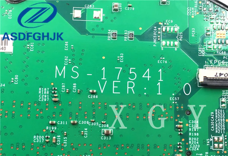 Материнская плата для ноутбука MS 17541 msi FX720 материнская 1754 DDR3 неинтегрированная 100%