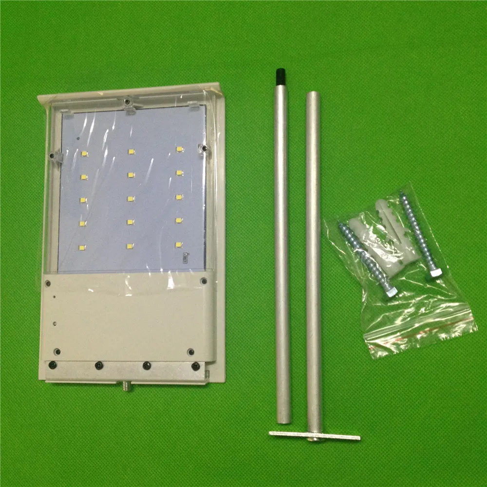 Горячая 15led солнечный уличный свет солнечной энергии датчик света 2500mAh литиевая