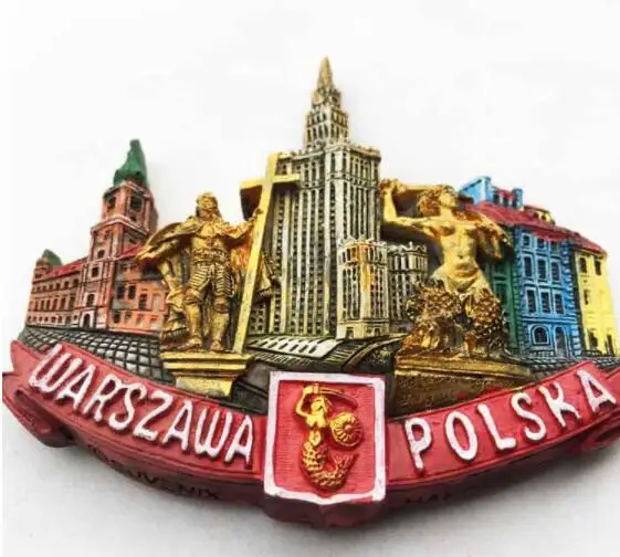 Дворец культуры и науки Warsaw Poland 3D магниты на холодильник сувениры для путешествий домашнее украшение на холодильник магнит