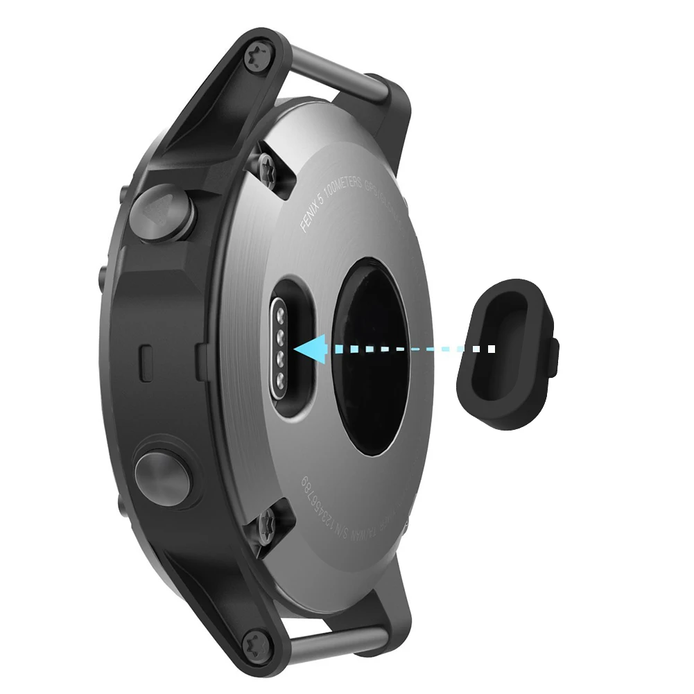 Новые Силиконовые пылезащитные заглушки для Garmin Fenix 5 защита от пыли часов Forerunner