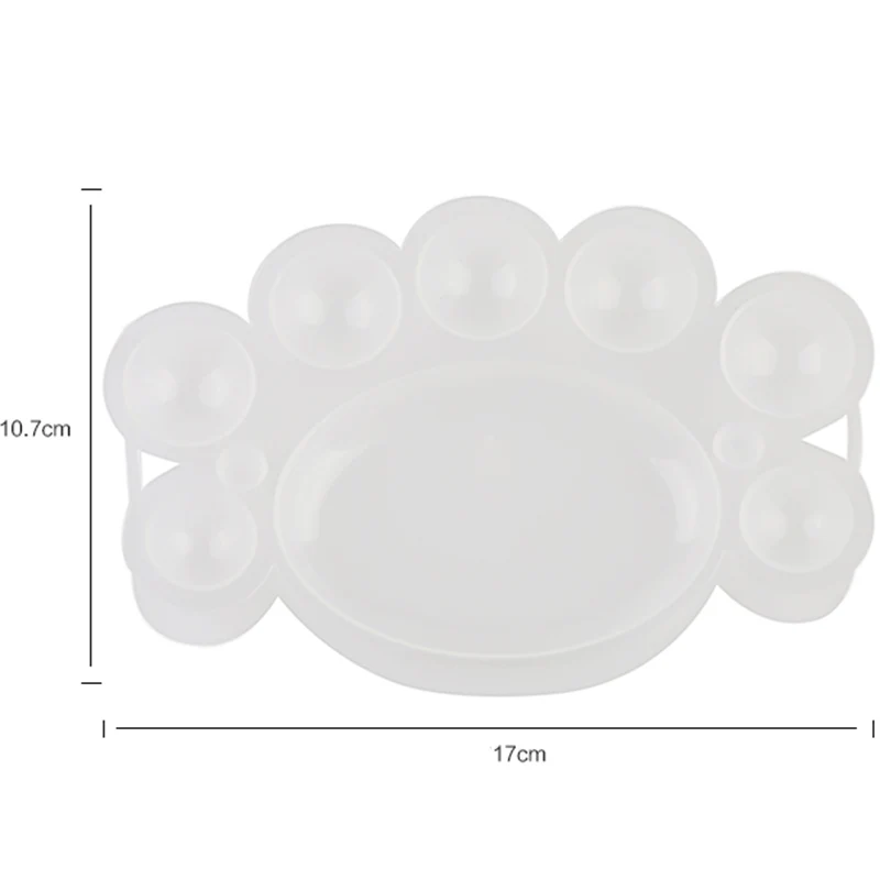 1 шт. рисование инструмент для живописи лаков ногтей палитра смешивания