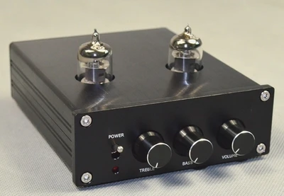 Новый черный Hi Fi 6J1 вакуумный ламповый усилитель стерео цифровая Высокая