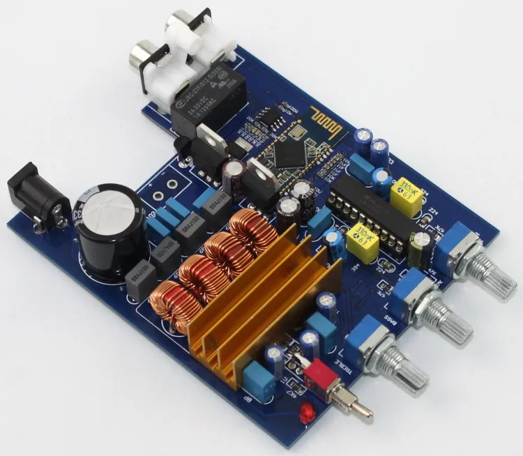 HS BOX TPA3116 + LM1036 (2*50 Вт) Плата усилителя мощности Bluetooth|Усилители мощности| |
