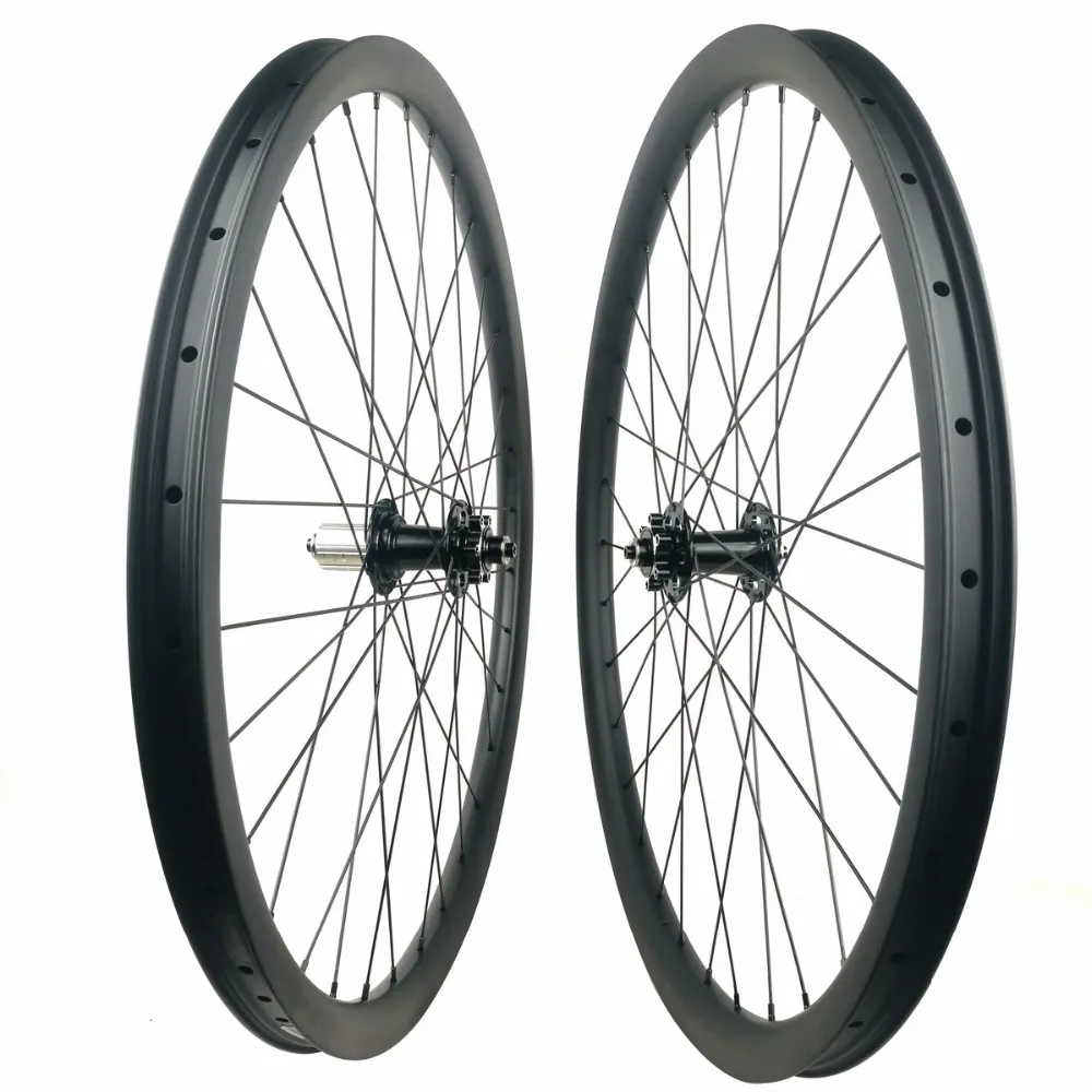 Ульсветильник кие Углеродные mtb колеса 29er асимметричная бескамерная ширина 33 мм