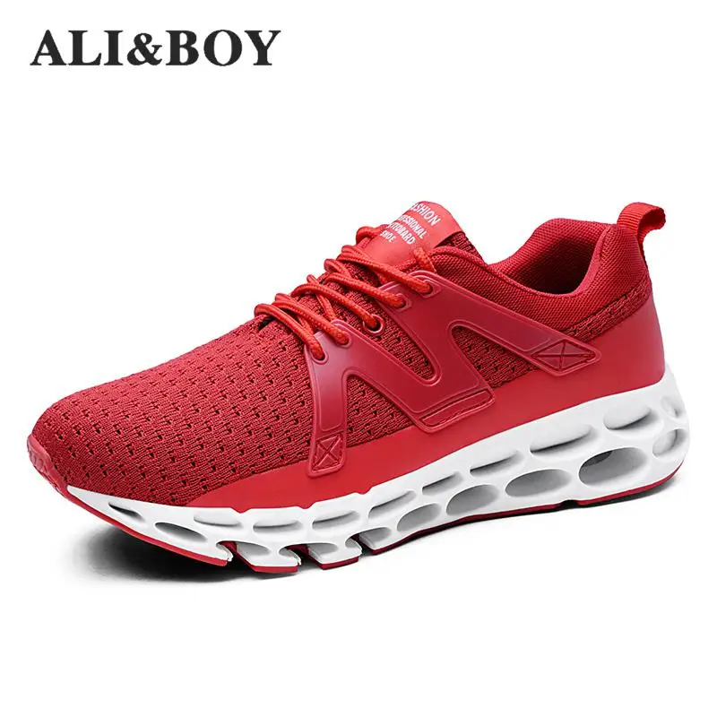Обувь Мужчина Дышащая Беговая Для Мужчин 2018 Кроссовки Отскок Летний Открытый Спорт Профессиональное Тренировочное Бренд Дизайнер.