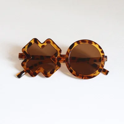 brown XO-234 Детские очки ins с модные солнцезащитные очки для малышей мальчиков и девочек УФ XO буквы солнцезащитные очки модные милые - Цвет линз: brown XO-234