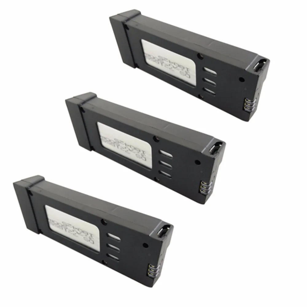 3 шт 7 V 500 mAh литиевая батарея для E58 S168 JY019 Квадрокоптер запасные части Бла