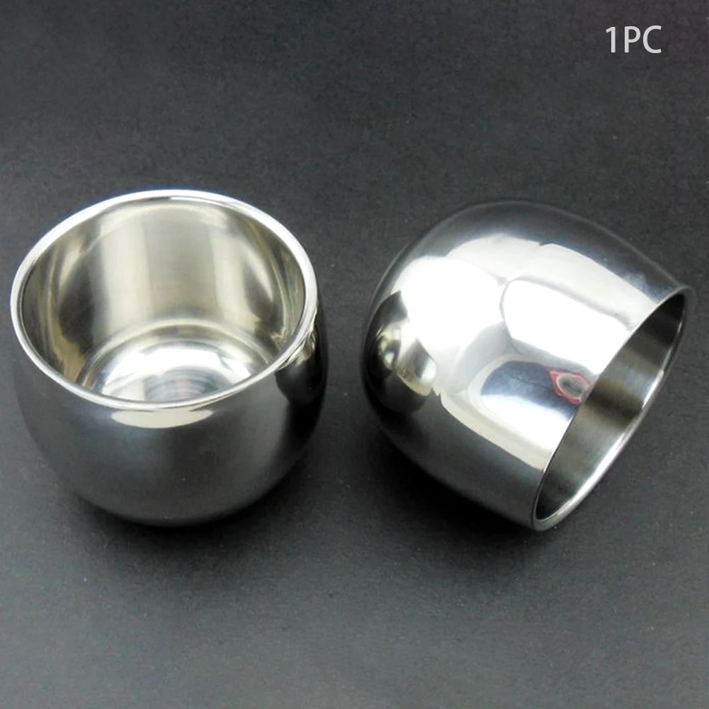 200ml Stainless Steel Hiking Tea Mug Smooth Heat Protection Wine Drinking Camping Bowl Portable Picnic Outdoor Double Layer | Спорт и