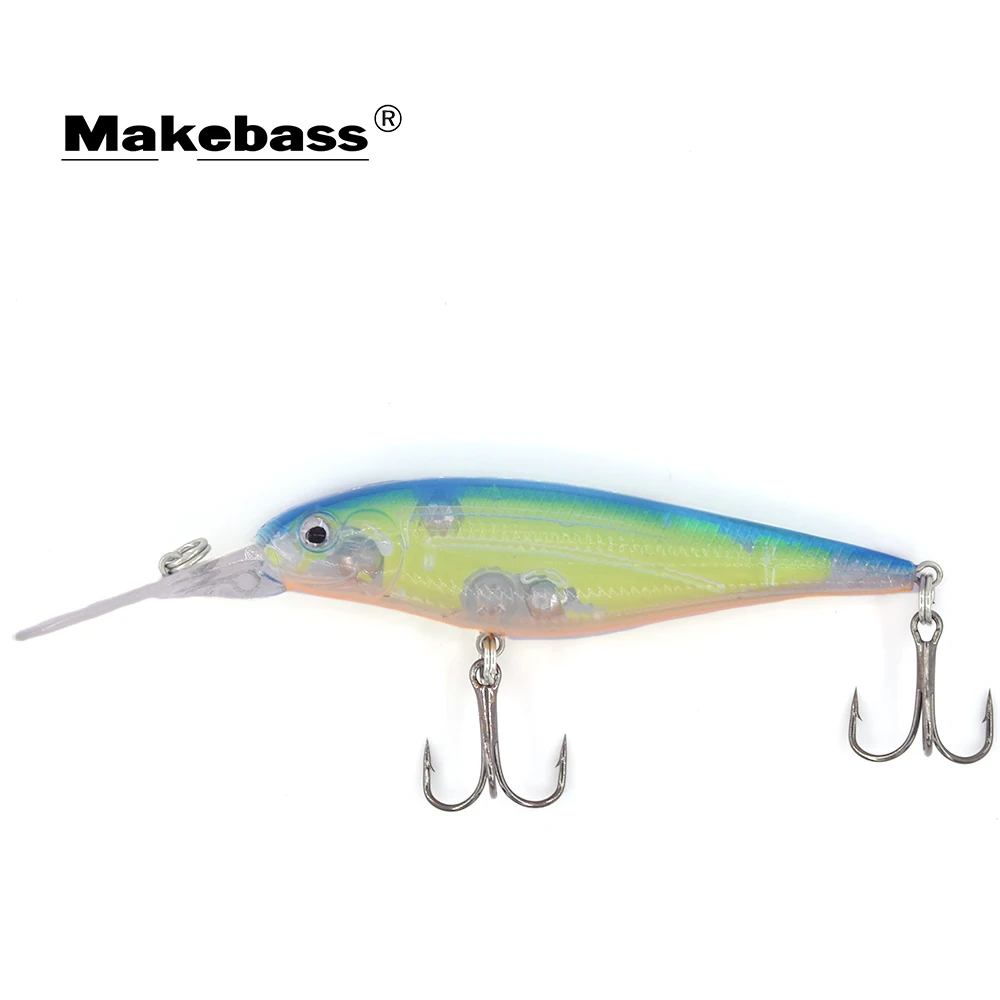 MAKEBASS Minnow плавающие бионические рыболовные приманки 3.35 дюймов/0 35 унций Luya