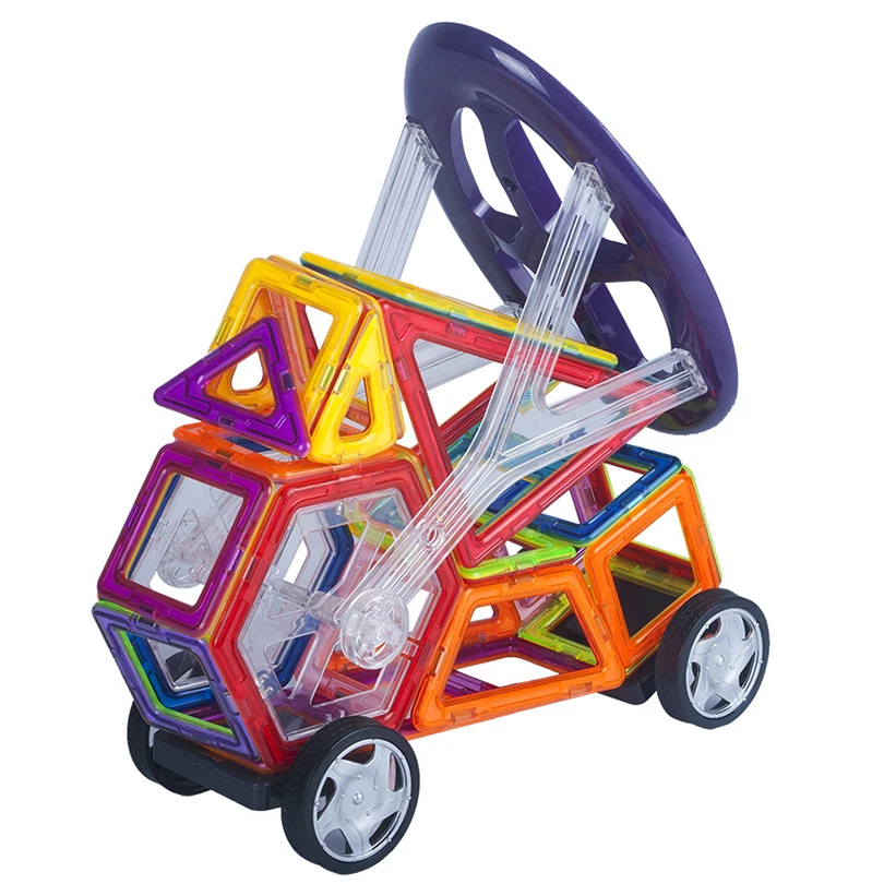 DIY Развивающие игрушки мини магнитные блоки модели Brinquedos строительные детали