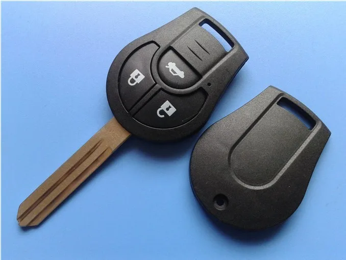 3 кнопки замена пустой корпус для Nissan Sunny March 3B пульт автомобильной сигнализации чехол