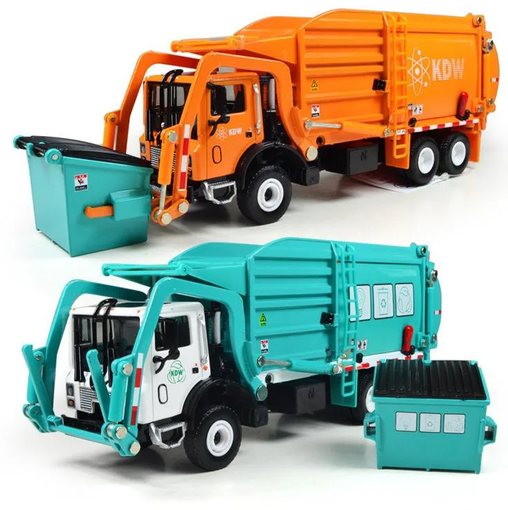 Любимая модель подарок сплав Материал Мусоровоз 1:24 сплава инженерных машин