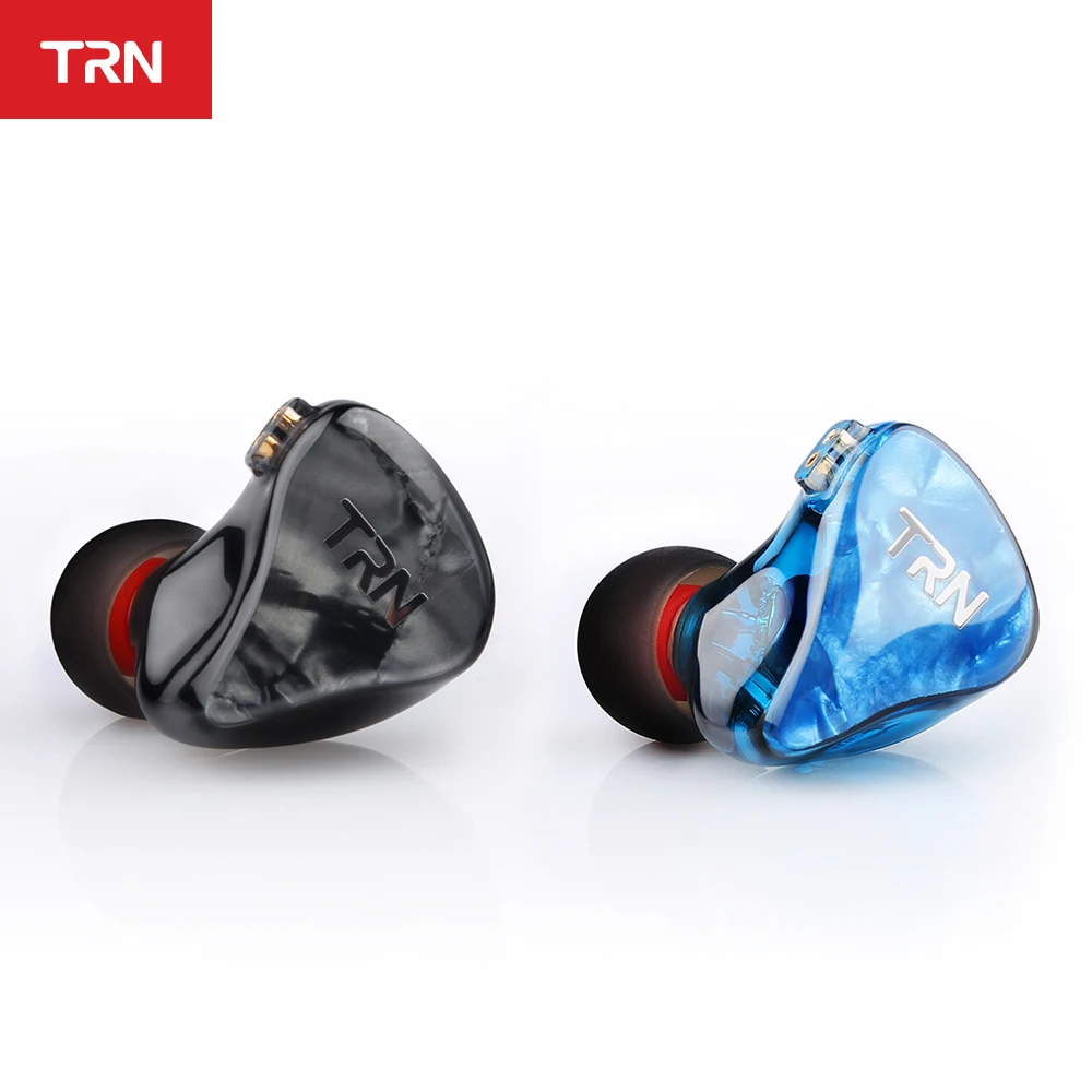 TRN IM2 Hybrid In Ear наушники HIFI DJ монитор гарнитура спортивные со съемным кабелем 2PIN V80 V30