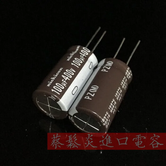 Импорт электролитических конденсатора 400v100uf 16 * 30 nijikang PZ серии высокая частота