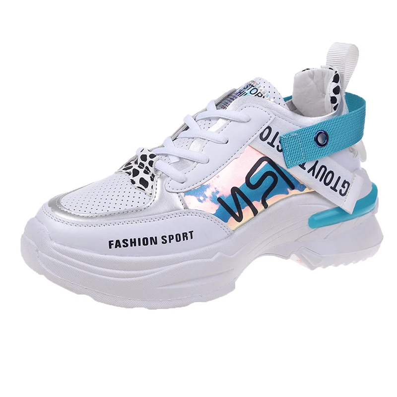 Модная женская повседневная обувь из сетчатого материала леопардовая расцветка