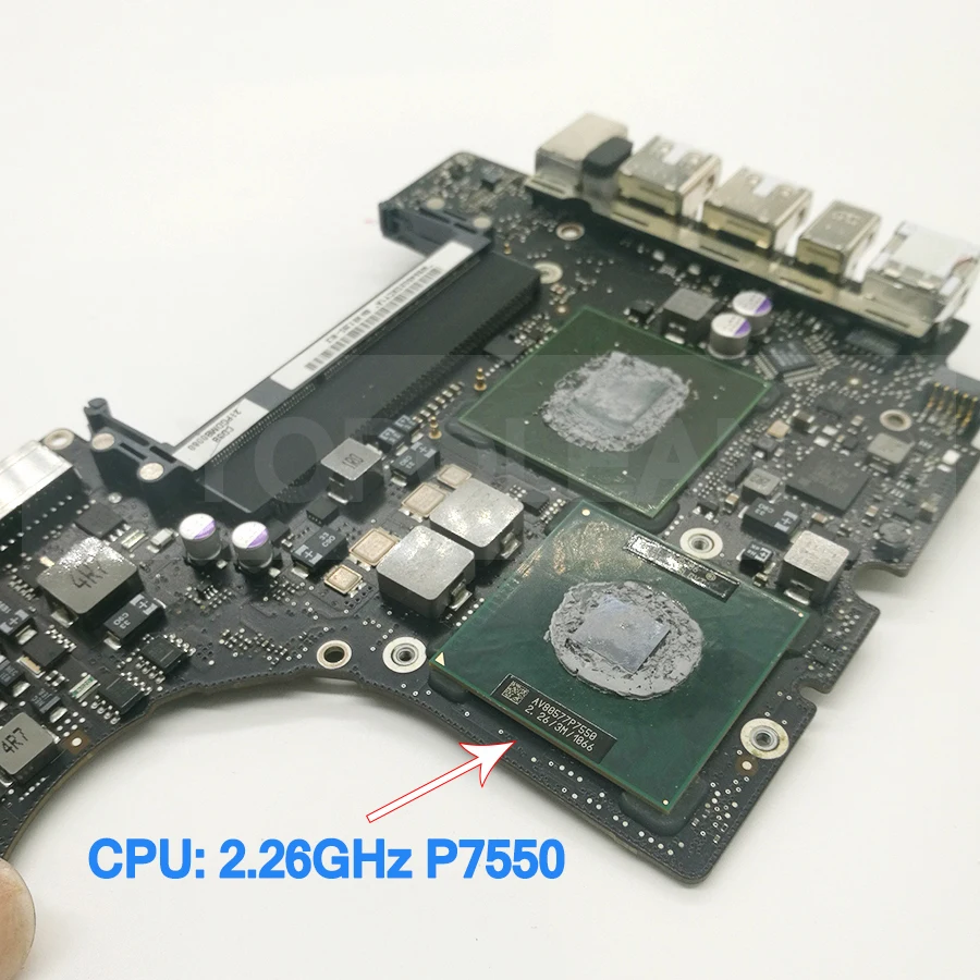 820-2883-A 2,26 ГГц P7550 материнская плата Логическая плата для Macbook 1" A1342 Late 2009 EMC 2350