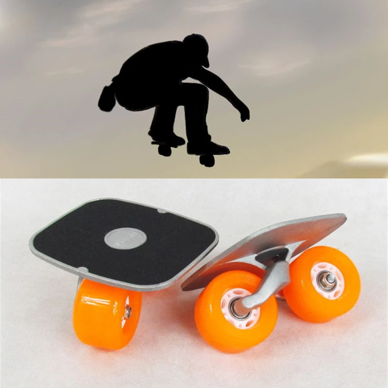 Drift Skate Board Mini Pastel Decks Retro Cruiser draft skateboards Aluminum Alloy Deck Skateboard 70mm Wheels