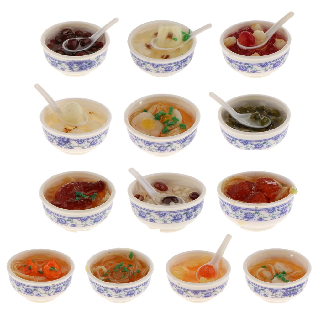 Миниатюрный Кукольный домик 1/12 китайские кухонные аксессуары для еды отлично