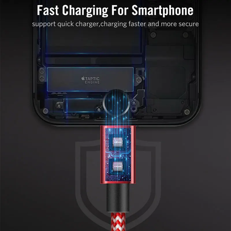 Suntaiho 2.4A USB кабель для iPhone xr xs max зарядное устройство USB кабель для передачи данных для iPhone X 8 7 6 6 S usb зарядный кабель телефонный шнур адаптация