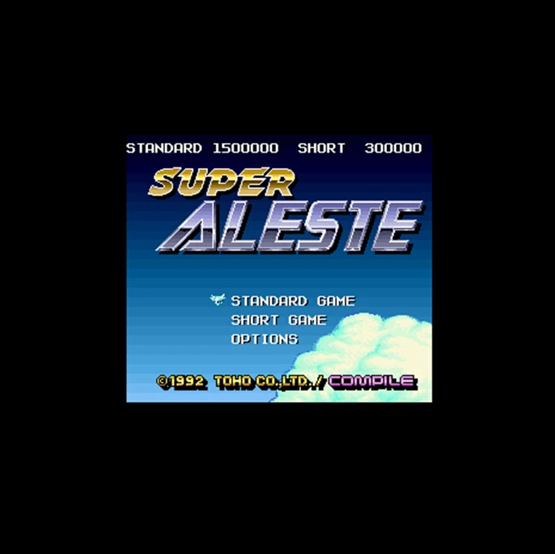 

Супер Aleste 16 бит большая серая игровая карта для NTSC игрового игрока Прямая поставка