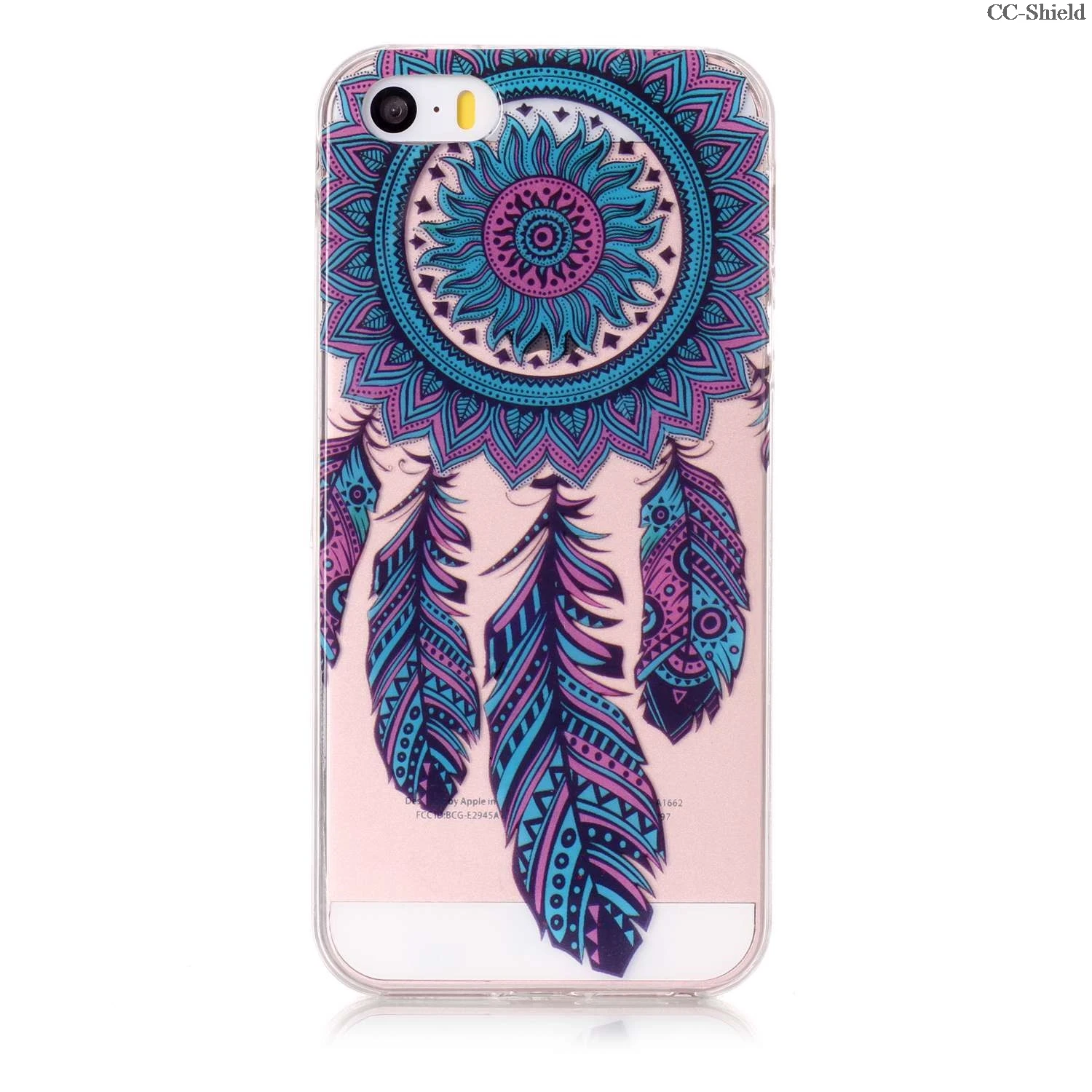 Soft TPU Case for Apple iPhone 5 5S SE Transparent Silicone Phone Cases Cover i iPhone5 iPhone5S case |