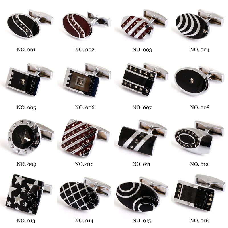 Высшее качество 97 Популярные стильные мужские запонки оболочка 3 пары можно