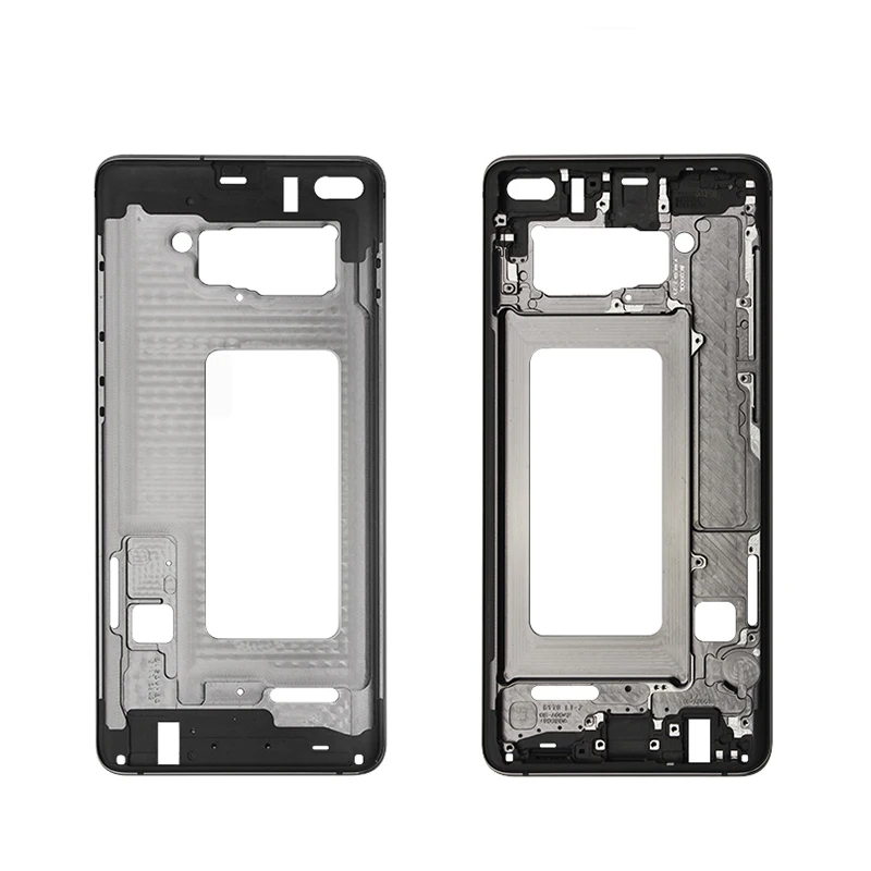 Black Средняя рамка Netcosy для samsung Galaxy S10 Plus G9750, передняя рамка для корпуса, запасная часть для samsung Galaxy S10+ накладка - Цвет: Black