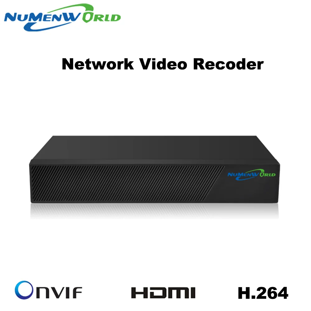 Новые оригинальные Full HD 4CH 1080 P NVR видеонаблюдения ONVIF H.264 HDMI сети видео