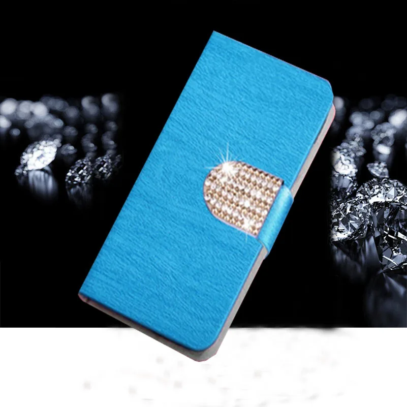 Sky Blue with Do Prestigio Wize Q3 PSP 3471 Case For Prestigio Wize Q3 Cover Wallet Pu Leather Bag Phone Cases for Prestigio Wize Q3 PSP3471DUO - Цвет: Sky Blue with Do