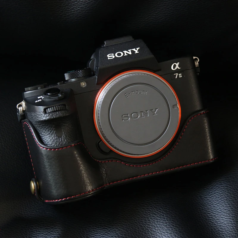 

Чехол-накладка для камеры Sony ILCE-7M2 A7 Mark II A7R II из натуральной кожи