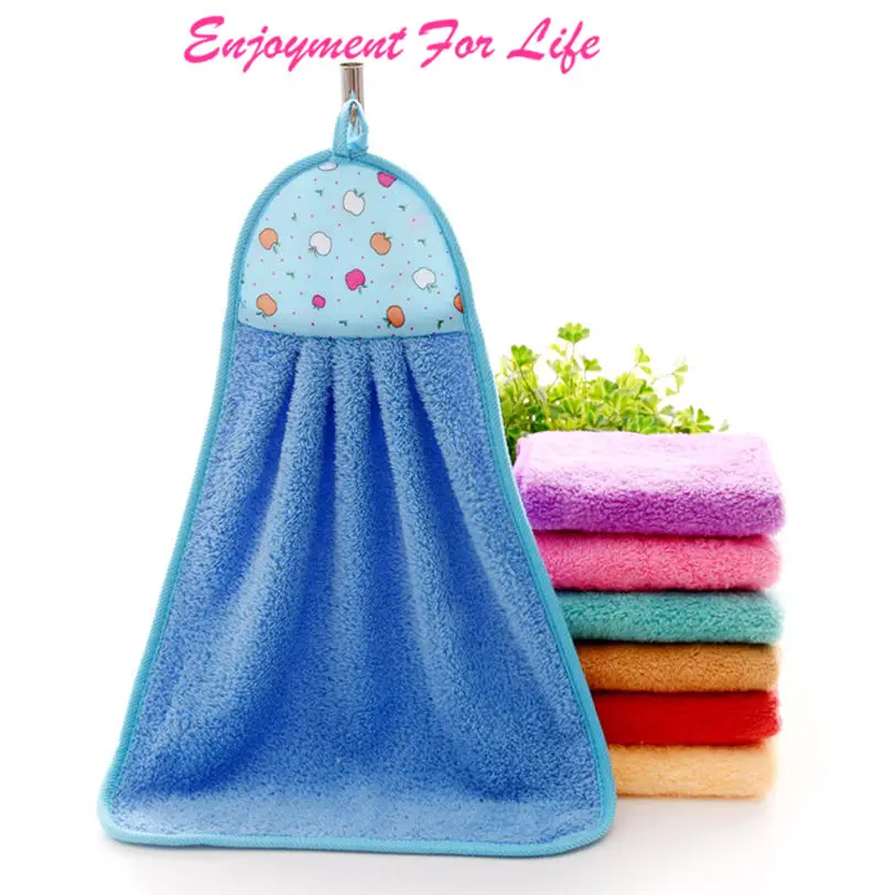 Новое поступление разноцветное мягкое полотенце для рук из микрофибры плюшевое
