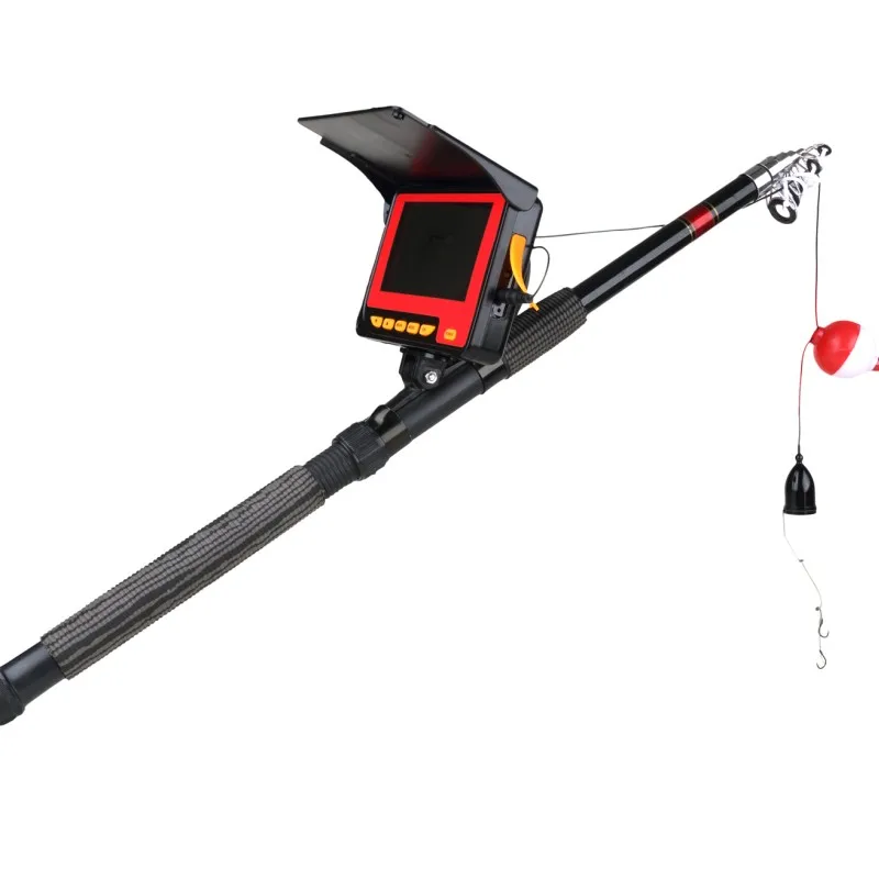 Pаспродажа Рыболокатор WF05 20M 30M HD 1000TVL, подводная камера для подледной рыбалки, ЖК-монитор 4,3 дюйма, светодиодный ная камера ночного видения 10 шт. для рыба...