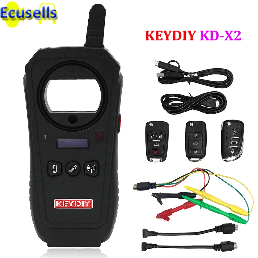 KEYDIY KD-X2 Remote Maker Unlocker и генератор-клонирование транспондера с 96 бит 48 копия KD X2 без