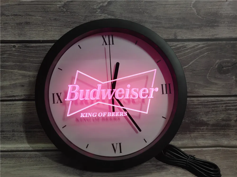 0E009 Budweiser Король пивной бар Паб Клуб приложение RGB 5050 светодиодный неоновый