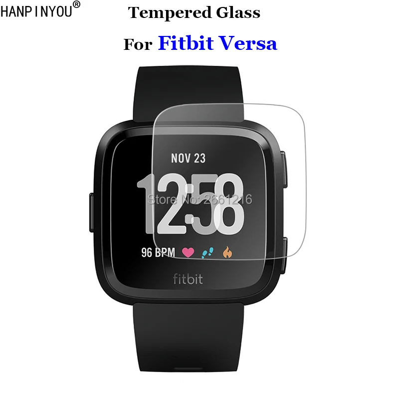 Закаленное стекло 9H 2.5D для Fitbit Versa Премиум Защитная пленка экрана умные часы