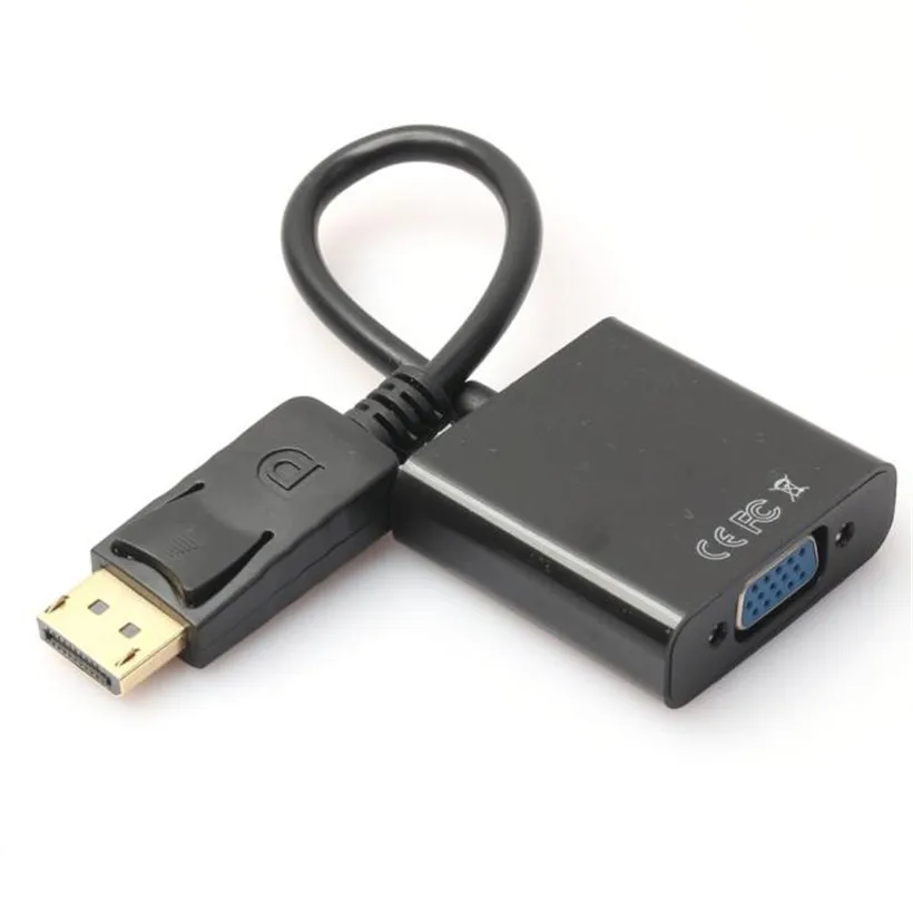 Расширенный 2018 новый компьютерный адаптер Micro USB DisplayPort DP папа-VGA Женский видео