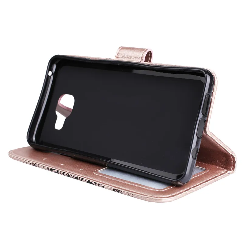 Роскошный цветок кожа флип Fundas бренд Чехол для Coque Samsung Galaxy A3 A310 sm-a310f A5 A510 sm-a510f крышка чехол