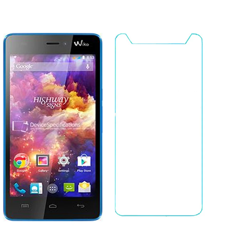 Закаленное стекло для Wiko bloom/дорожные знаки протектор экрана Высокая Прозрачная