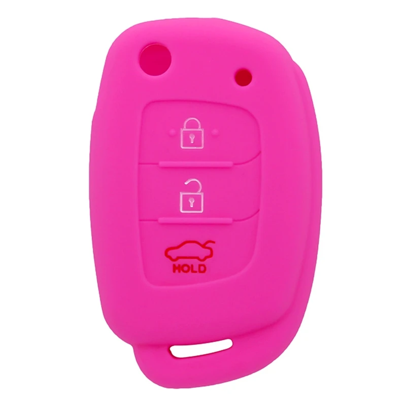 Силиконовый автомобильный пульт дистанционного управления с 3 кнопками флип