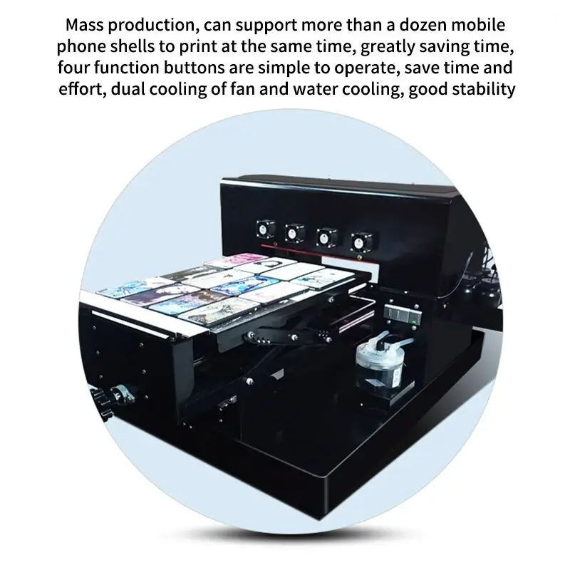 УФ принтер машина маленькая литография струйный цветная печать может быть