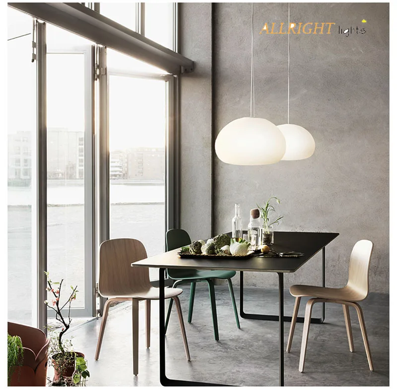 LED Глобальный покрытый стеклянный подвесной светильник с одной головкой