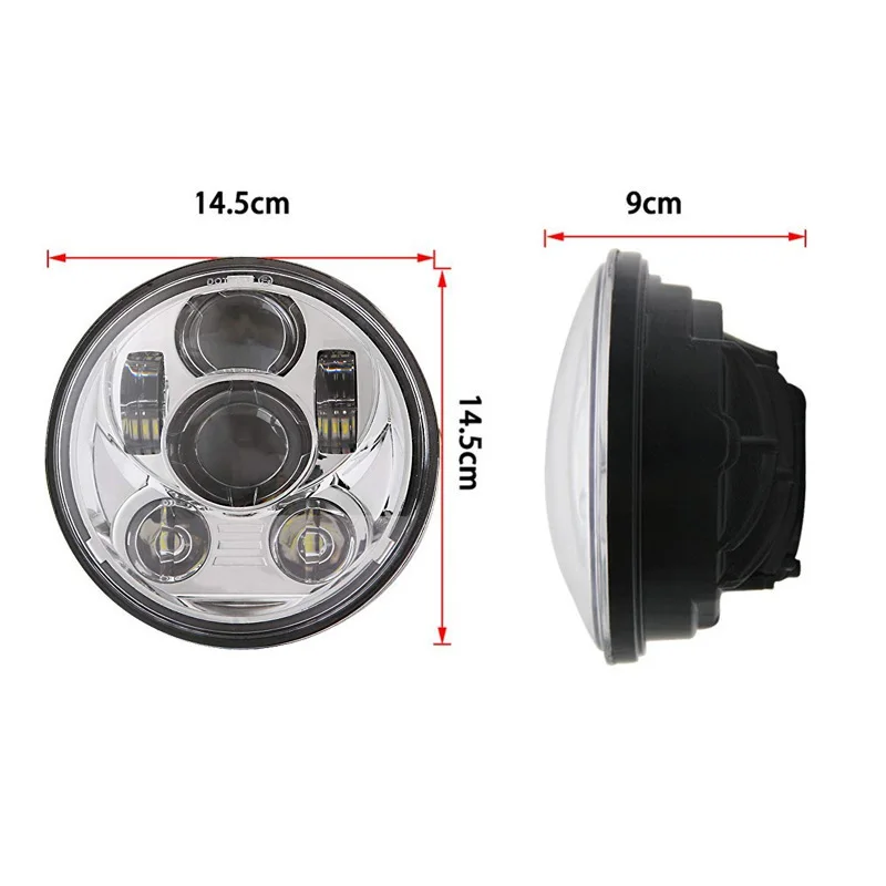 Для Triumph speed/уличный тройной Thunderbird Rocket 3 Мотоцикл 5 3/" светодиодный налобный фонарь 5,75" Hid светодиодный налобный фонарь