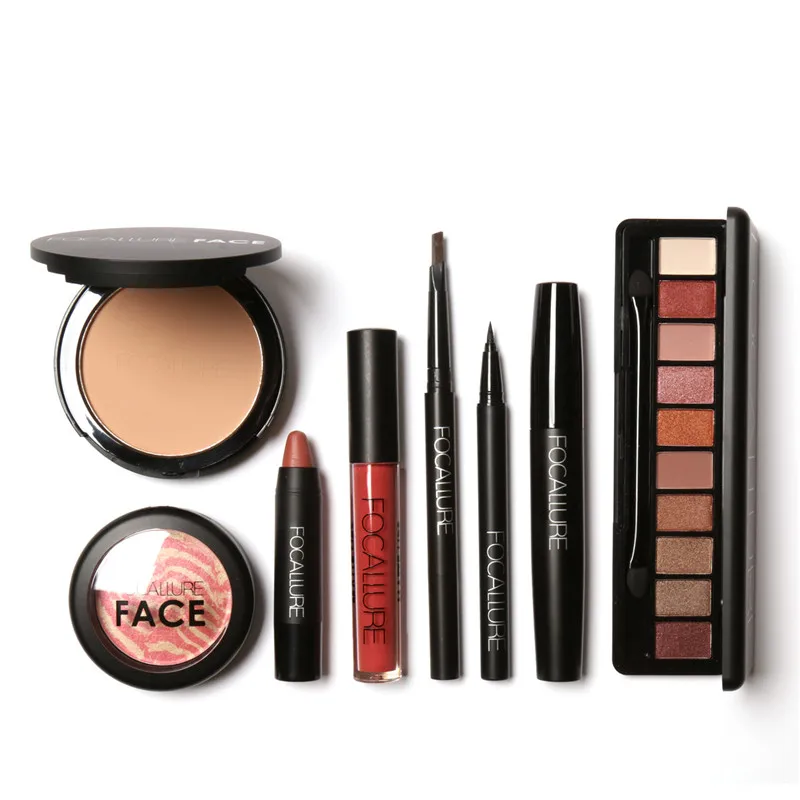 FOCALLURE 8 шт. ежедневно Применение косметика макияж наборы Make Up Косметика подарок